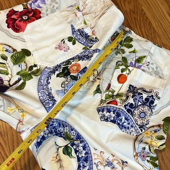 Anthropologie The Colette Cropped Wide-Leg Pants Magic Fabric Edition Sz 31 NWT - Picture 9 of 15